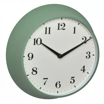 TFA Dostmann 60.3540.04 orologio da parete radio con termometro e igrometro, verde menta