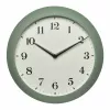 TFA Dostmann 60.3540.04 orologio da parete radio con termometro e igrometro, verde menta