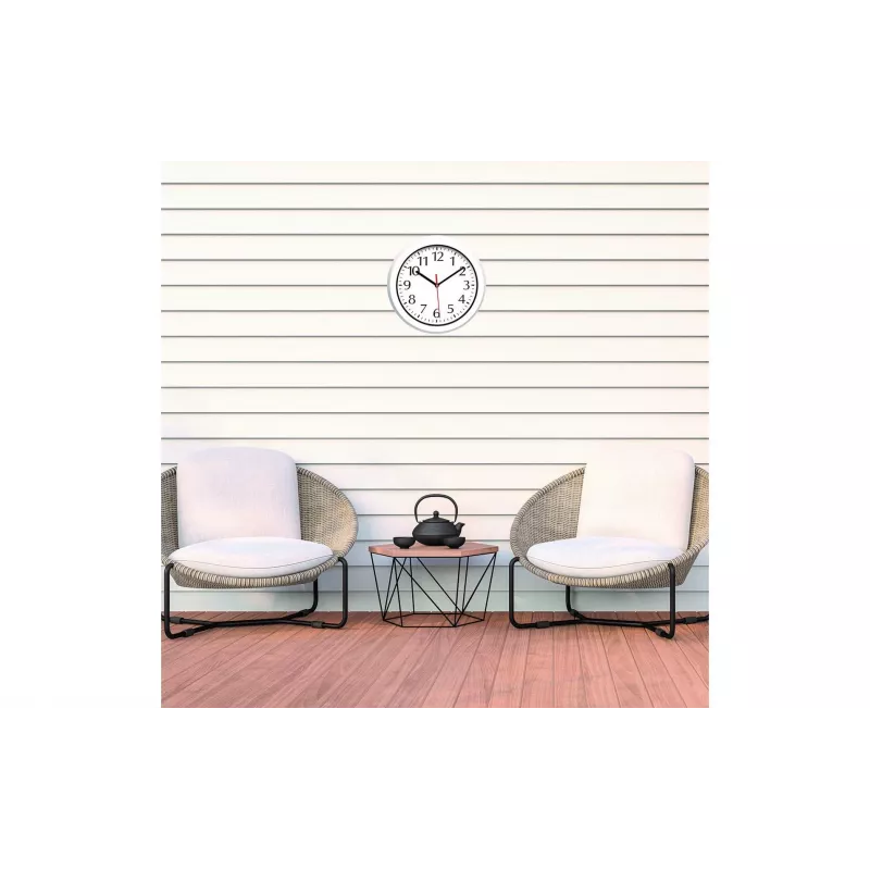 TFA Dostmann 60.3542.02 orologio da parete radio 30 cm bianco resistente agli schizzi per bagno