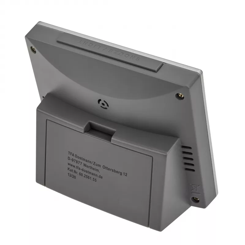 TFA Dostmann 60.2561.55 sveglia radio argento