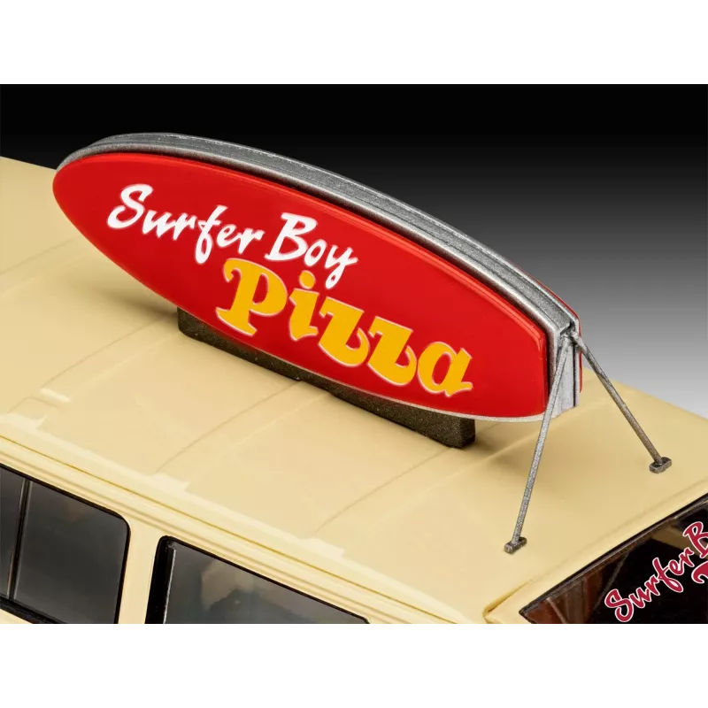 Revell Stranger Things VW T3 Bus Surfer Boy kit di montaggio in plastica 1:24 07725