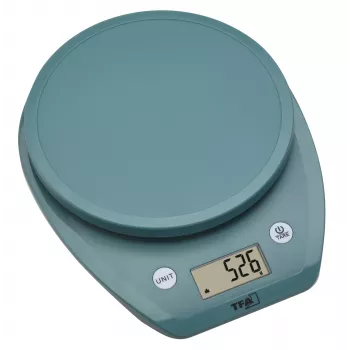 TFA Dostmann MOCHI Bilancia da cucina digitale 5 kg turchese 50.2007.20