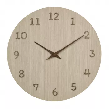 TFA Dostmann 60.3072.01 Orologio da parete al quarzo 298 mm legno chiaro