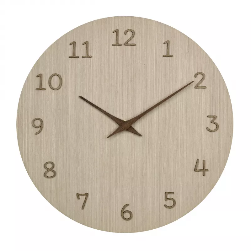 TFA Dostmann 60.3072.01 Orologio da parete al quarzo 298 mm legno chiaro