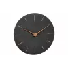 TFA Dostmann 60.3068.10 Orologio da parete al quarzo 25 cm ardesia, movimento continuo