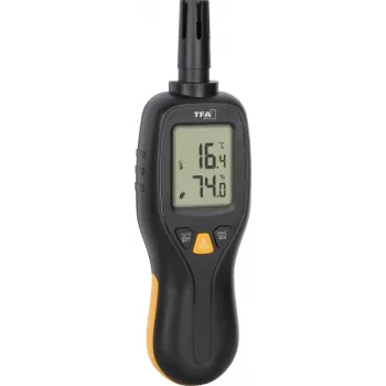 TFA Dostmann Digital Professional Termoigrometro nero giallo 31.1066 31.1066.01