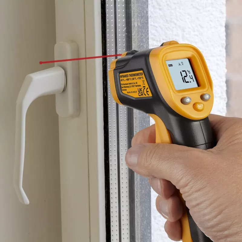 TFA Dostmann RAY LIGHT Termometro a infrarossi ottica 12:1 -50 a 400°C misurazione IR senza contatto (31.1143.13)