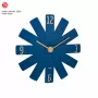 TFA Dostmann 60.3020.06 Orologio da parete blu mezzanotte con lancetta dei secondi continua 400mm