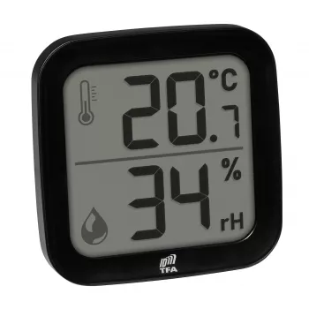 TFA Dostmann 30.3908.01 ID-A0 Sensore termoigro radio per interni, 868 MHz, temperatura -10 a +60°C, umidità 1-99% RH