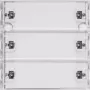 Gira KNX RF Tastatore 3 moduli System 55, bianco puro lucido 510300
