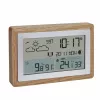 TFA Dostmann OAK Stazione meteo radio con cornice in quercia e sensore esterno 35.1167.54