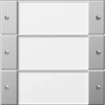 Gira 2133600 Bilanciere 3 moduli BSF System 55 trasparente/acciaio inox