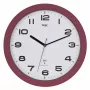 TFA Dostmann 60.3554.05 Orologio da parete radio, rosso, 320 mm di diametro