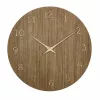 TFA Dostmann 60.3072.23 Orologio da parete al quarzo 298 mm legno scuro