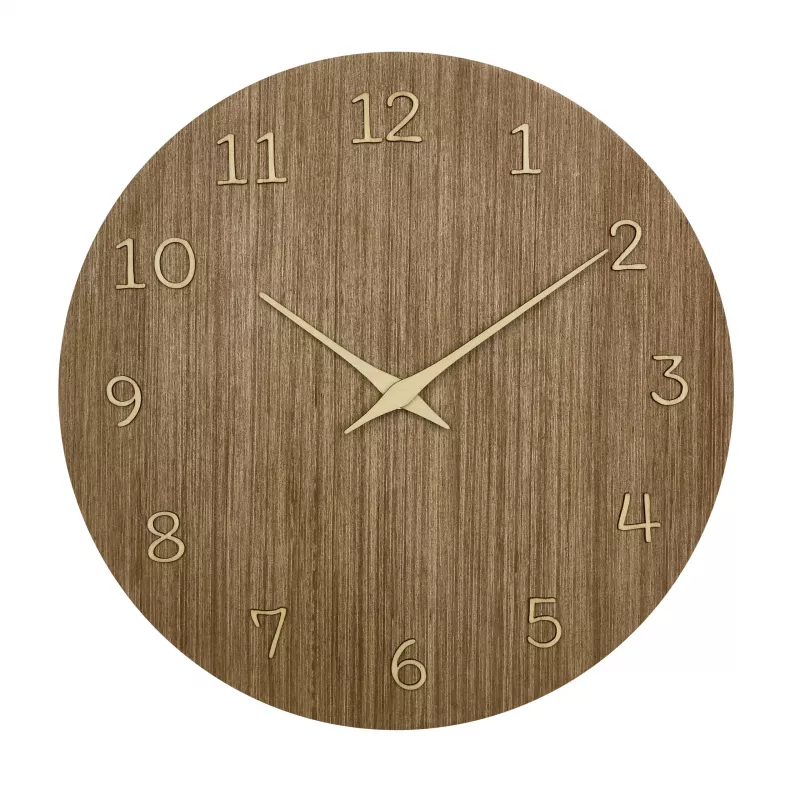 TFA Dostmann 60.3072.23 Orologio da parete al quarzo 298 mm legno scuro