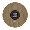 TFA Dostmann 60.3072.23 Orologio da parete al quarzo 298 mm legno scuro