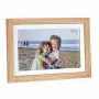 TFA Dostmann FRAMEO App Cornice digitale WiFi 10,1 pollici 1280x800 touchscreen IPS 32GB design legno marrone 37.1002.08
