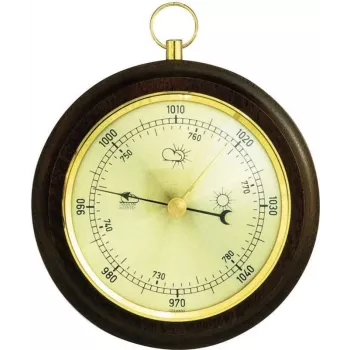 TFA Dostmann Barometro analogico da parete 29.4001, cassa in legno, 960-1060 hPa