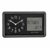 TFA Dostmann 60.3552.01 orologio da parete radio nero
