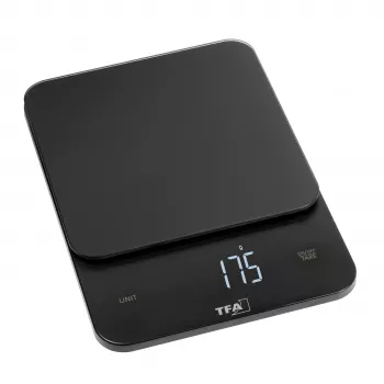 TFA Dostmann Brownie bilancia da cucina digitale nera 5 kg 50.2008.01