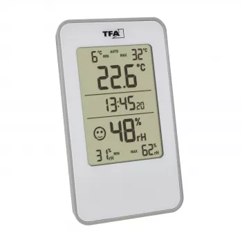 TFA Dostmann 30.5057.02 termoigrometro digitale per interni bianco