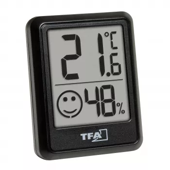 TFA Dostmann termoigrometro digitale nero 30.5060.01.03