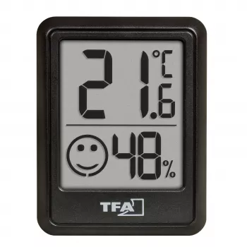 TFA Dostmann termoigrometro digitale nero 30.5060.01.03