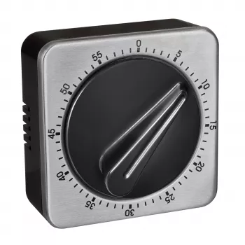 TFA Dostmann orologio da cucina meccanico nero 38.1043.01