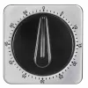 TFA Dostmann orologio da cucina meccanico nero 38.1043.01
