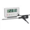 TFA Dostmann 30.1033 termometro digitale con memoria min/max, bianco/argento
