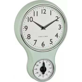 TFA Dostmann 60.3073.20 orologio da parete meccanico al quarzo 196 mm x 58 mm menta