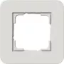 Gira System 55 Cornice coprifilo, 1 modulo, grigio chiaro/antracite 0211421