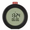TFA Dostmann 60.2569.01 Sveglia radiocontrollata, display grande, timer, nero/rosso
