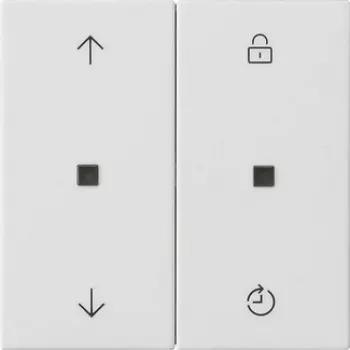 Gira System 3000 Modulo controllo tapparella con funzione memoria, bianco puro lucido 536327