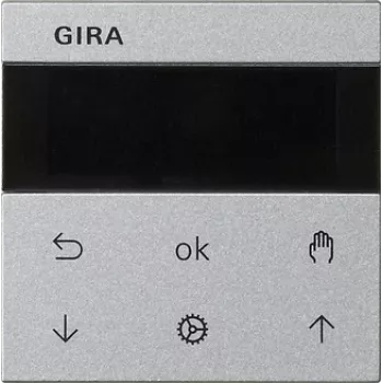 Gira System 3000 Display per tapparella e timer, bianco puro 536626