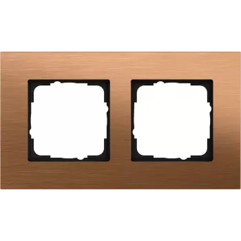 GIRA 021238 Cornice coprifilo 2 moduli Gira Esprit bronzo