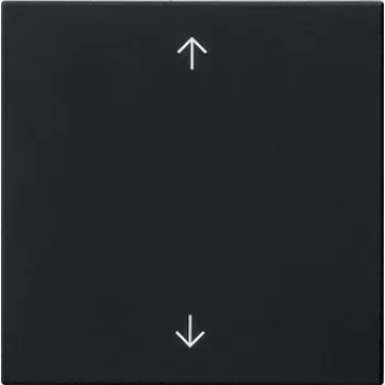 Gira System 3000 Modulo bilanciere con simboli a freccia, nero 5361005