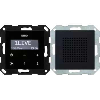Gira 2280005 Radio FM-RDS da incasso con altoparlante integrato