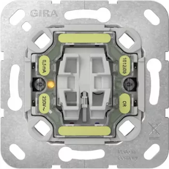GIRA 312200 Modulo interruttore a pulsante con spia 2 poli, 2 poli, interruttore