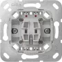 GIRA 310900 Modulo interruttore a bilanciere, 2 poli, deviatore, 10 A, 250 V, montaggio da incasso