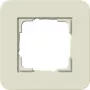 Gira System 55 Cornice coprifilo, 1 modulo, sabbia/antracite 0211427