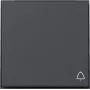 GIRA TX44 Bilanciere con simbolo campana, antracite 328667