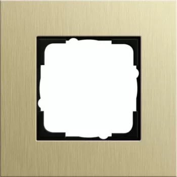 GIRA Cornice coprifilo 1 modulo alluminio/oro chiaro System 55 0211217