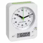 TFA Dostmann sveglia radiocontrollata 60.1511.02 bianca con lancette luminose