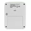 TFA Dostmann sveglia radiocontrollata 60.1511.02 bianca con lancette luminose