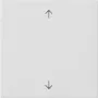 Gira S3000 bilanciere con simboli freccia, System 55, bianco puro 536127