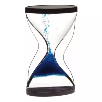 TFA Dostmann clessidra da 3 minuti blu, clessidra meccanica, vetro 18.6008.06