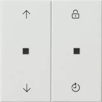 Gira Memory modulo di comando, bianco puro seta opaco 536303