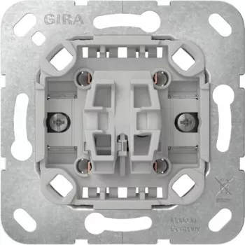 GIRA inserto pulsante, 1 polo NO, 10 A, da incasso, System 55 312700