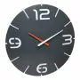 TFA Dostmann orologio da parete radiocontrollato design Contour, nero/bianco (60.3536.10)